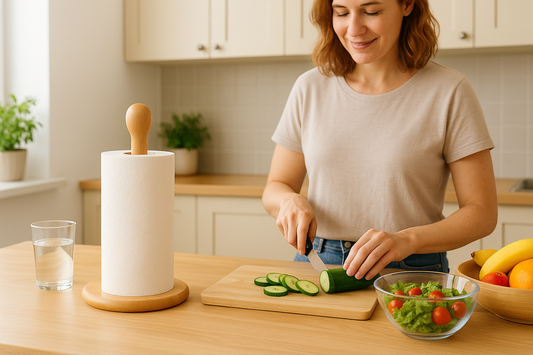 Sterling – Vertikal Hållare för Hushållspapper i Trä