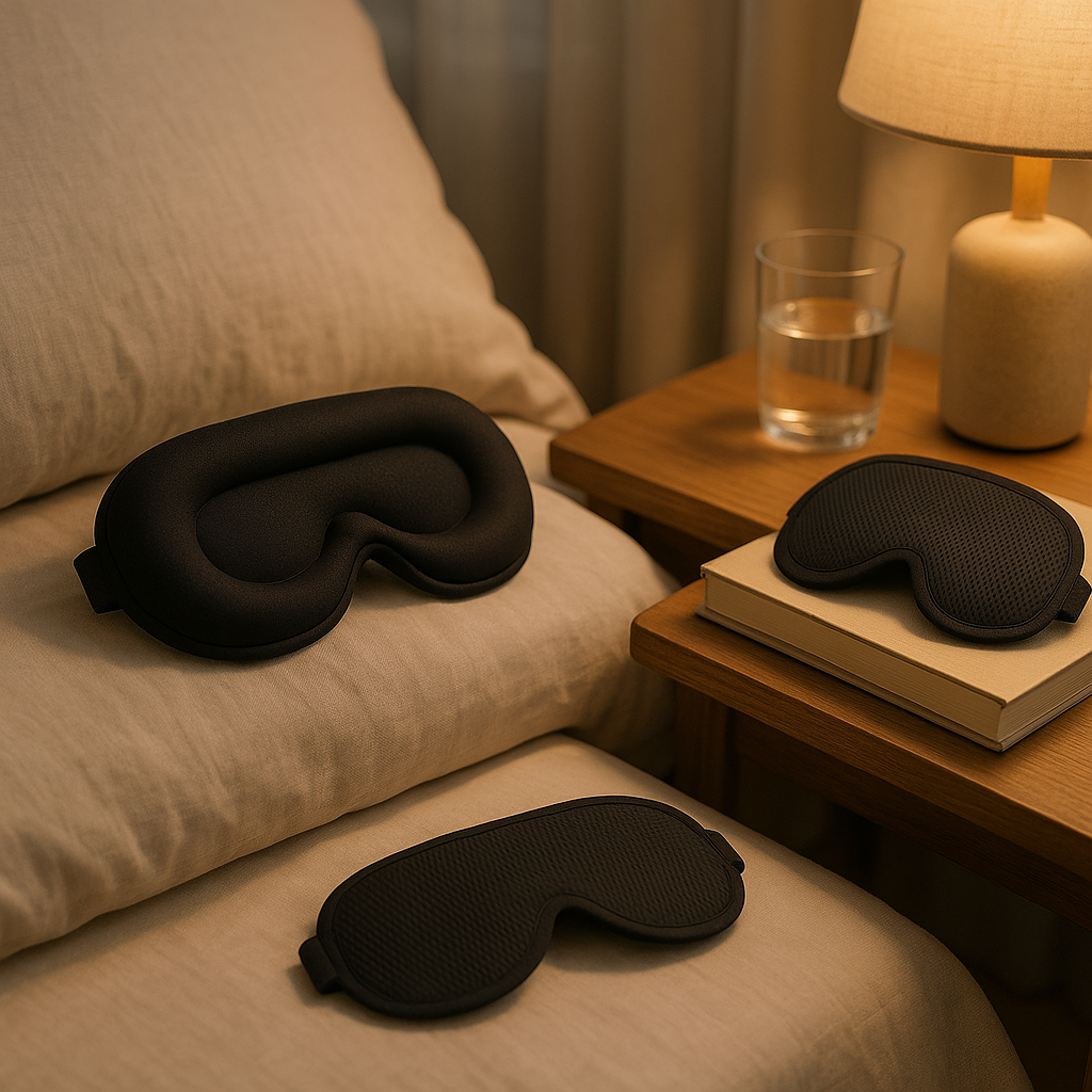 Haven – 3D Sovmask i Andningsbart Mesh och Bubbel-Lycra